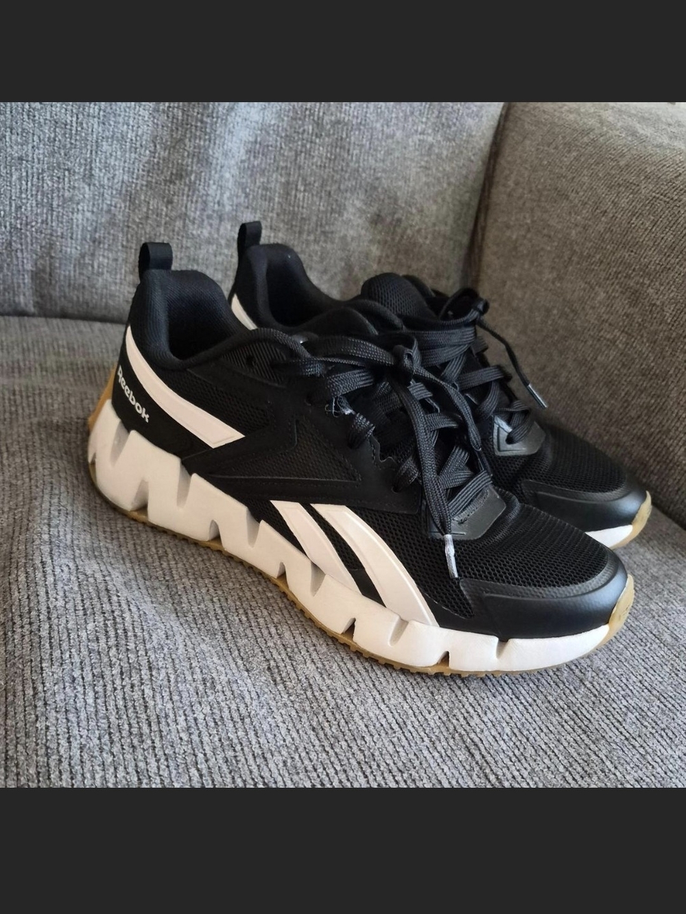 Reebok Black & White Athletic Sneakers - Picture 6 of 6
